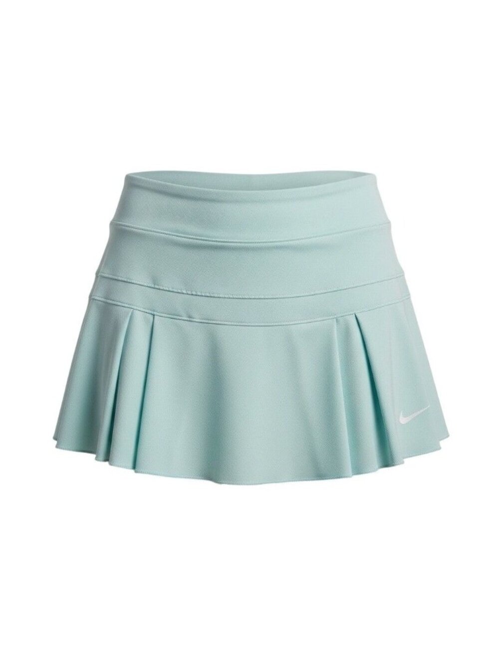 Nike Womens Teal Dri-Fit Skort Pleated Athletic Tennis Sz Large
